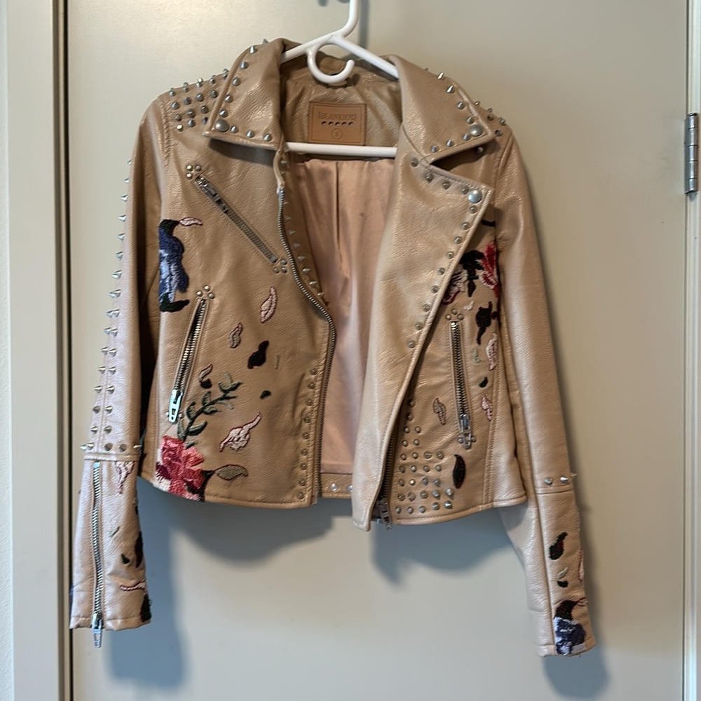 BLANK NYC Beige moto jacket - Picture 2 of 3